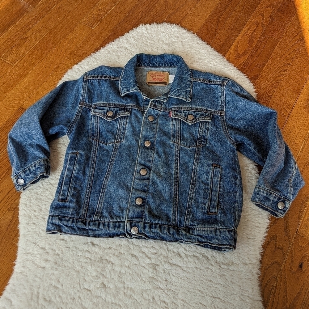 LEVI'S kids jeans denim jacket 6x